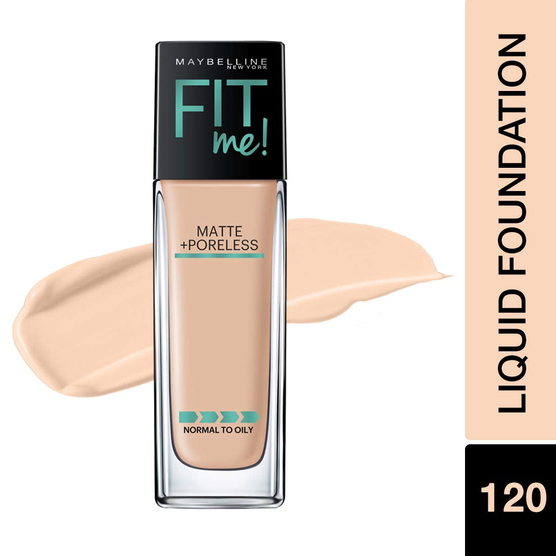 Fit Me Matte + Poreless Liquid Foundation Makeup Bundle with Ivory and Classic Ivory, 1 Count