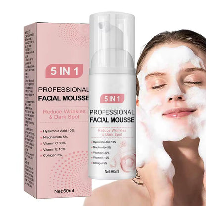 Facial Foaming Cleanser Deeply Cleansing Oil Control Moisturizing Blackhead Removal Skin Care Face Wash Foam Cleanser