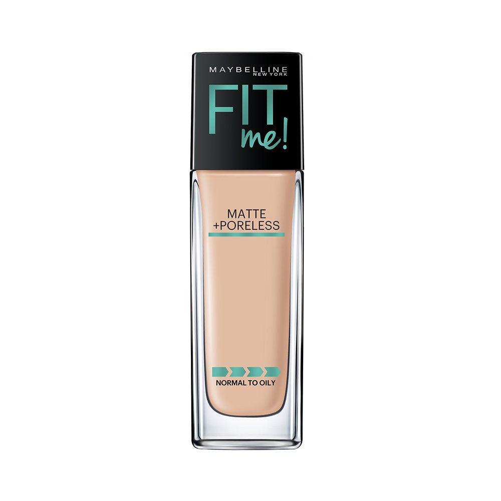 Fit Me Matte + Poreless Liquid Foundation Makeup Bundle with Ivory and Classic Ivory, 1 Count