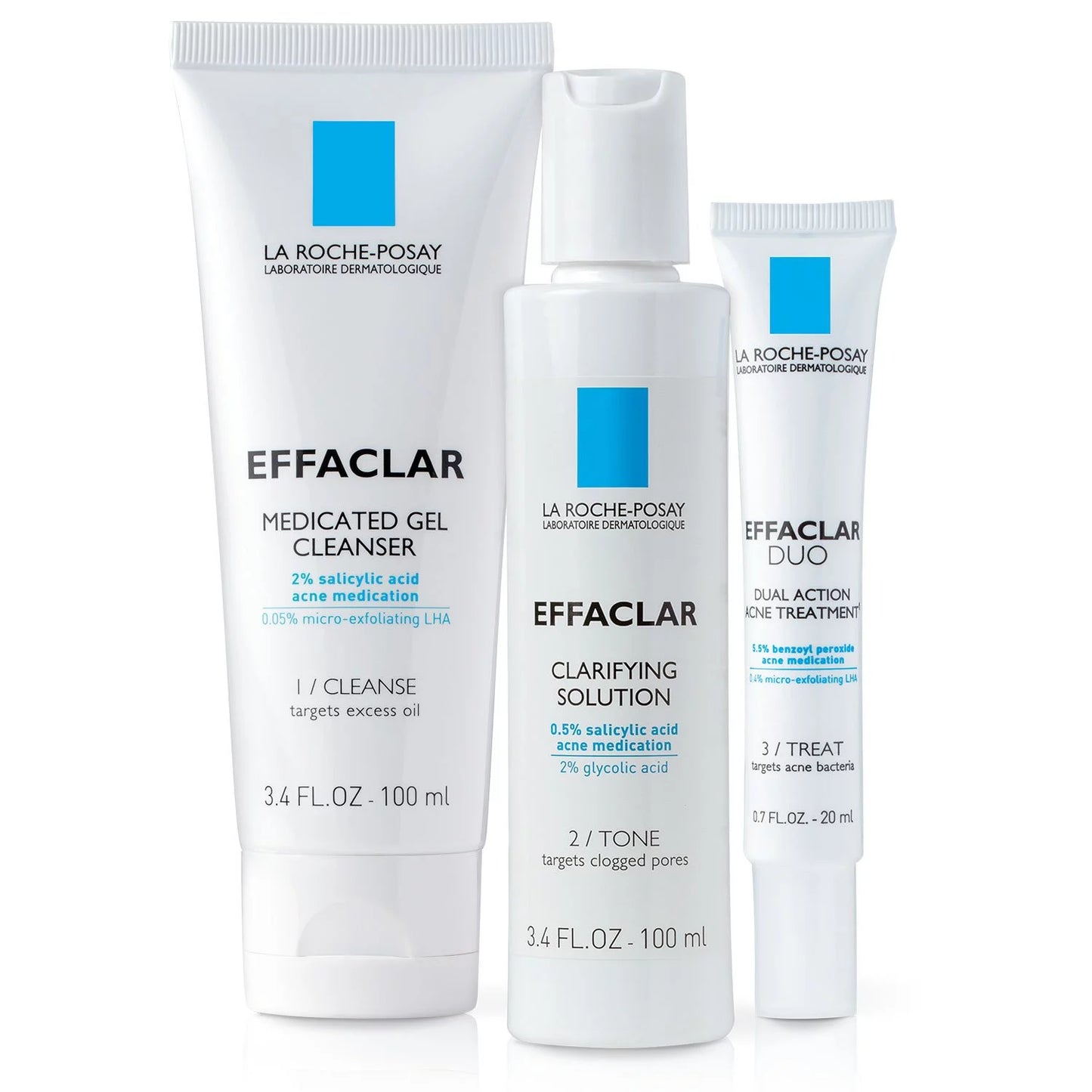 Effaclar Dermatological Acne Treatment System, 2-Month Supply