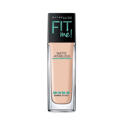 Fit Me Matte + Poreless Liquid Foundation Makeup Bundle with Ivory and Classic Ivory, 1 Count