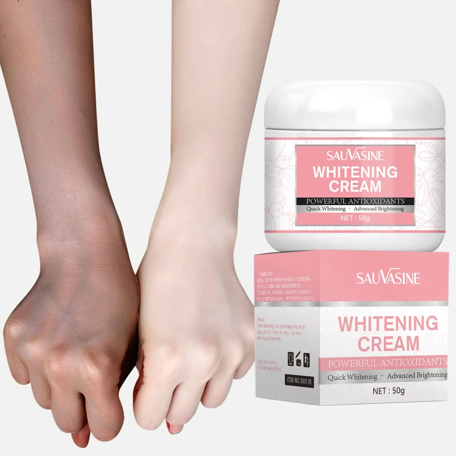 Skin Whitening Cream Day Cream Beauty Health for Underarms Armpit Knees Private Parts and Body Dark Spot Skin Care Maquillaje