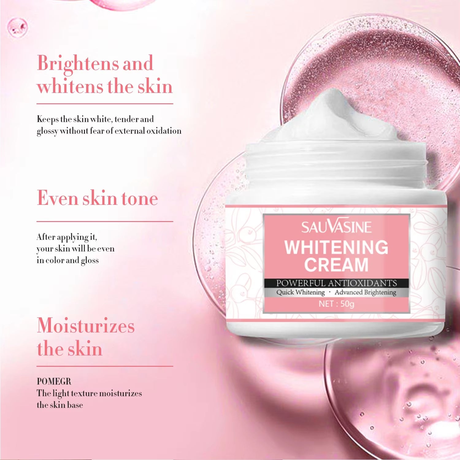 Skin Whitening Cream Day Cream Beauty Health for Underarms Armpit Knees Private Parts and Body Dark Spot Skin Care Maquillaje