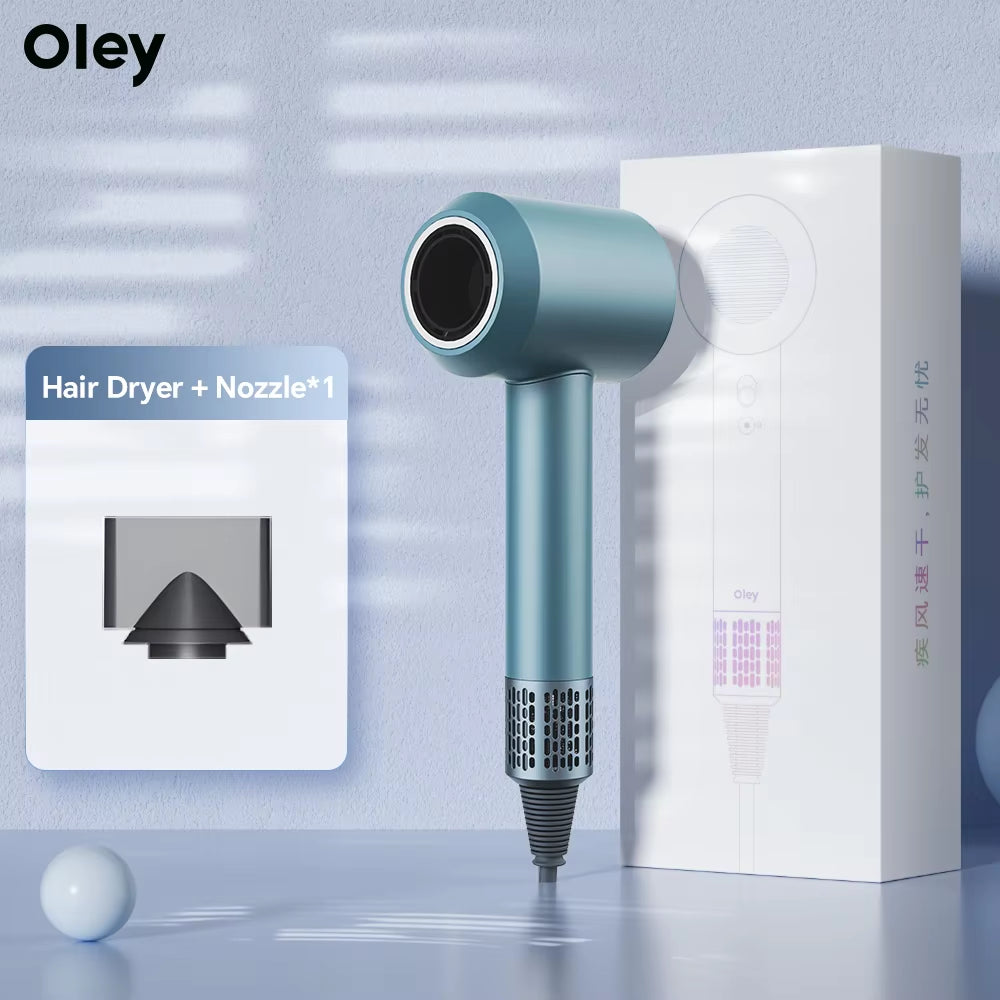 High-Speed Hair Dryer 900W Lightweight Powerful Brushless Motor Low Noise Quick Dryer Negative Ionic Blow Dryer