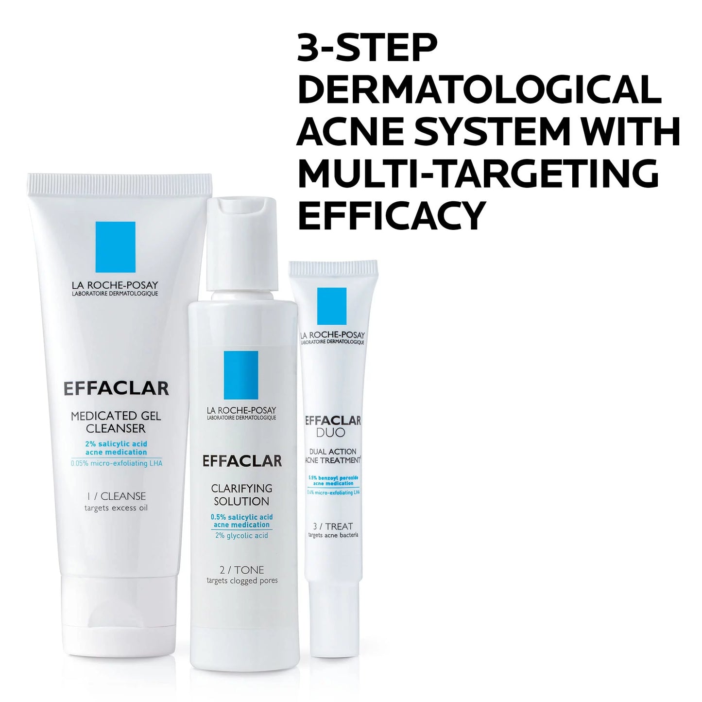 Effaclar Dermatological Acne Treatment System, 2-Month Supply