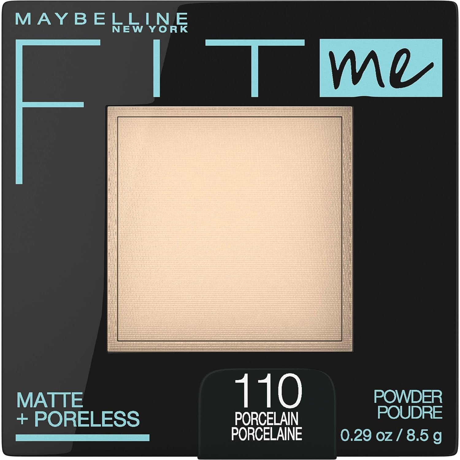 Fit Me Matte + Poreless Pressed Face Powder Makeup & Setting Powder, Classic Ivory & Porcelain, 1 Count Each